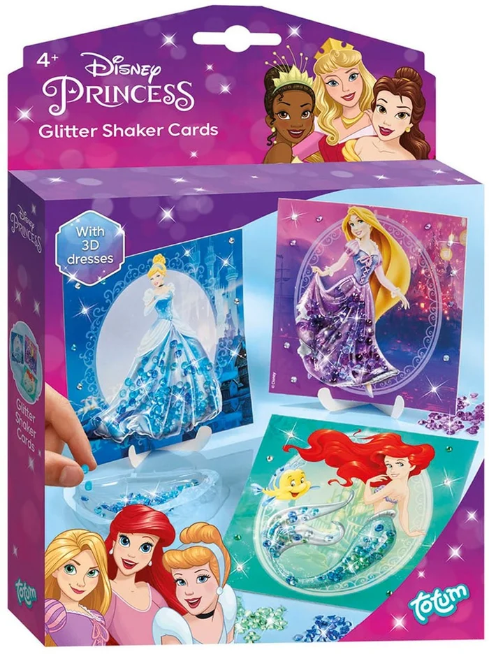 Totum Disney Princess – Glitter Shaker Kaarten Maken