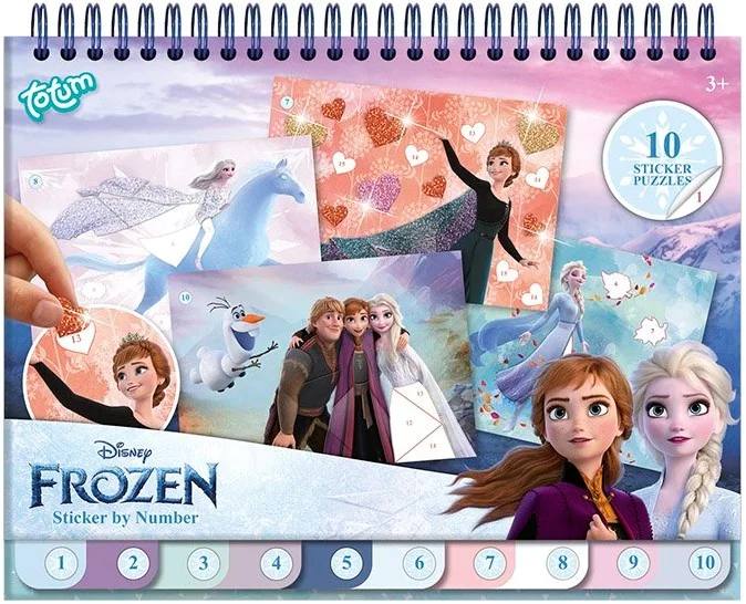 Totum Frozen Stickeren op Nummer Boek