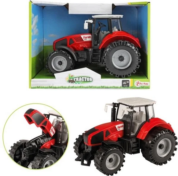 Traktor 20 cm Reibung rot 28510A