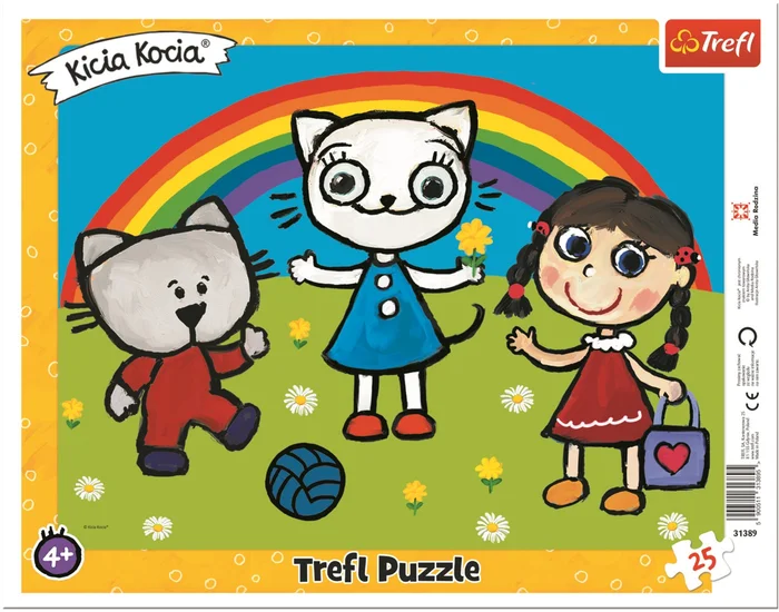 Trefl Rahmenpuzzle – Kittykit – 25 Teile