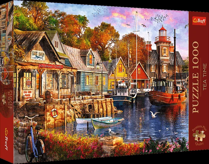 Trefl Trefl 1000 Premium Plus – Tea Time: Seaside Harbour_FSC Mix 70%
