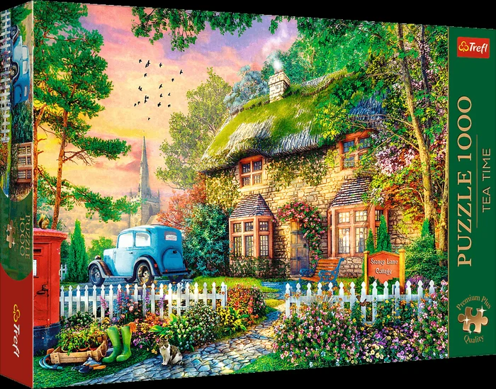 Trefl Trefl 1000 Premium Plus – Tea Time: Stoney Lane Cottage_FSC Mix 70%