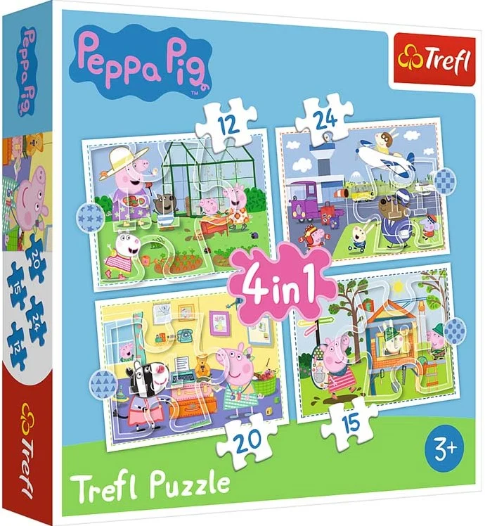 Trefl Trefl 4in1 – Holiday reccolection / Peppa Pig