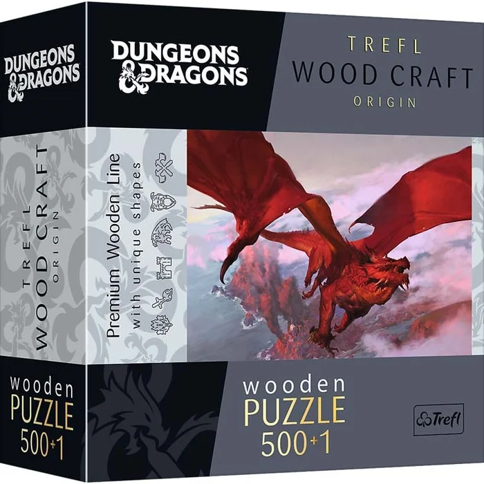 Trefl Trefl 500+1WP – Uralter roter Drache / Hasbro Dungeons&Dragons