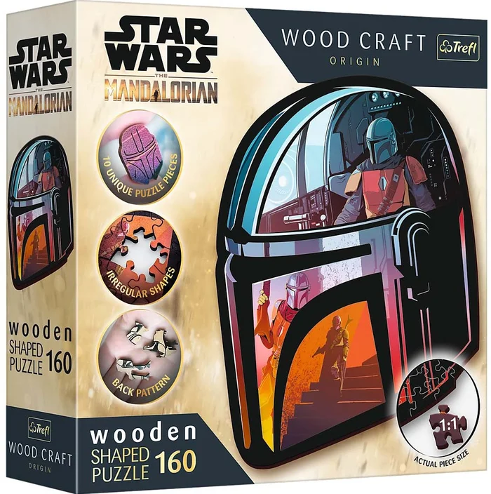 Trefl Trefl – Puzzles – 160 Holzpuzzles“ – The Mandalorian / Lucasfilm Star Wars The Mandalorian FSC Mix 70 %“.