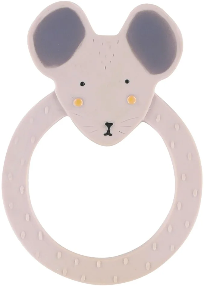 Trixie Beißring aus Naturkautschuk, rund – Mrs. Mouse