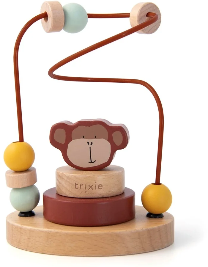 Trixie Holz Motorikschleife – Mr. Monkey