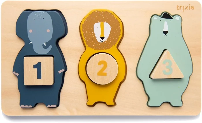 Trixie Holz Zähl-Puzzle