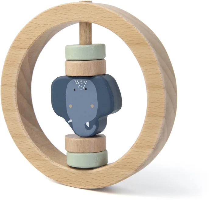 Trixie Holzrassel, rund – Mrs. Elephant