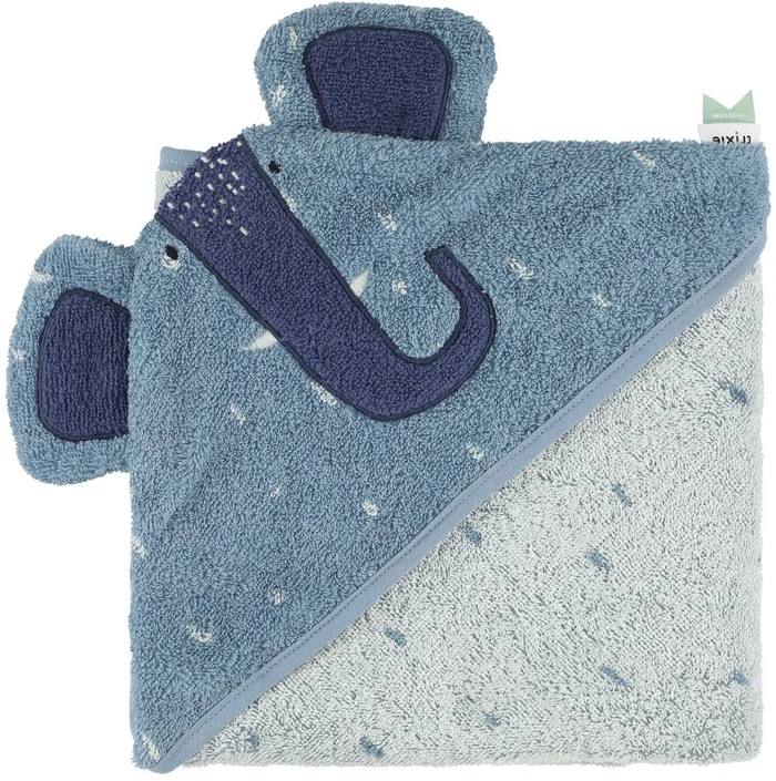 Trixie Kapuzenbadetuch – 75x75cm – Mrs. Elephant