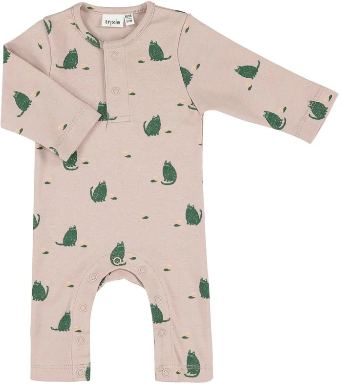 Trixie Schlafanzug lang – 50/56 – 0/1M – Cuddly Cat