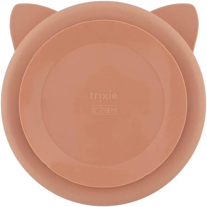Trixie Siliconen Bord met Vakjes en Zuignap – Mrs. Cat