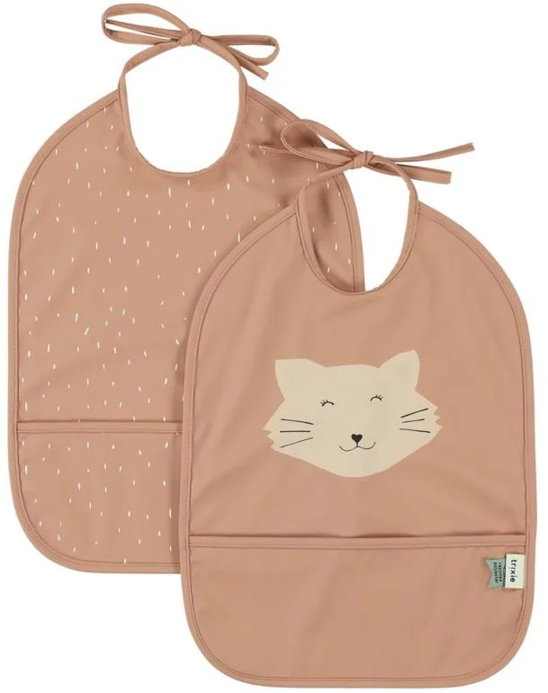 Trixie Waterproof Lätzchen 2er-Pack – Mrs. Cat