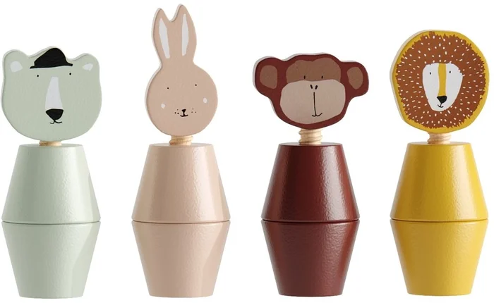 Trixie WOODEN TWIST ANIMALS