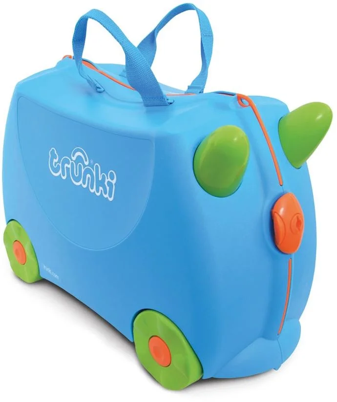 Trunki Ride-on Aufsitzkoffer Blau – Terrance
