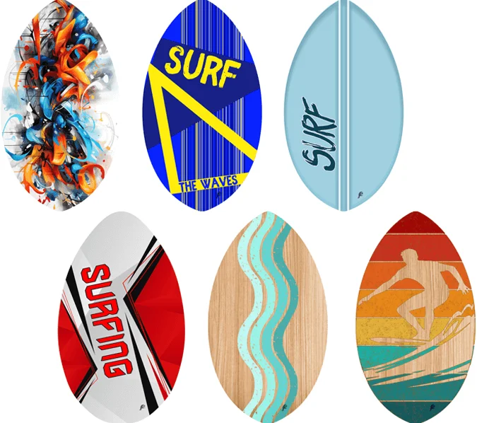 Twisk 6 skimboard hout 90 cm 6 ass. 02208