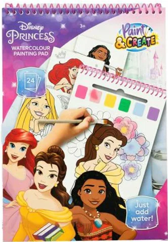 Twisk Disney princess waterverfsetboek DP24355