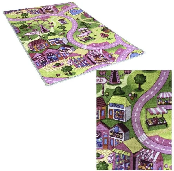 Twisk Spielteppich Sweet Town 80x120cm