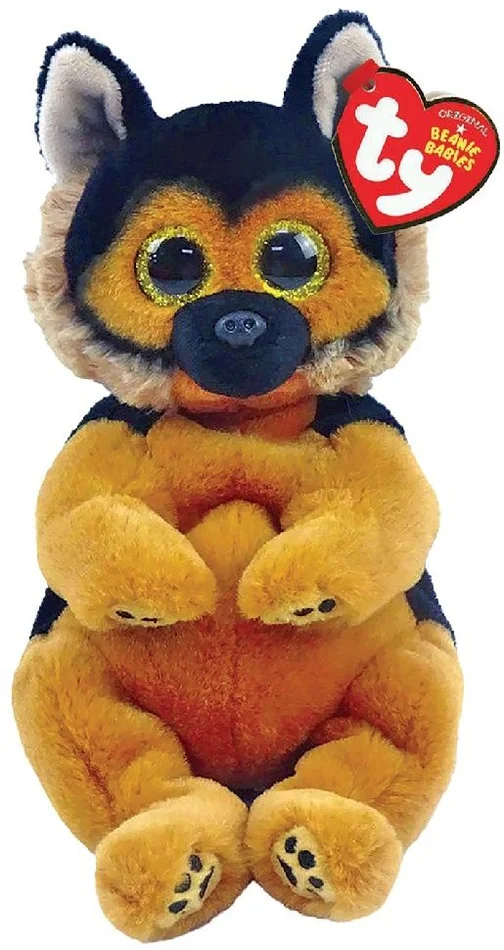 Ty Beanie Babies Bellies Ace German Shepherd, 15cm