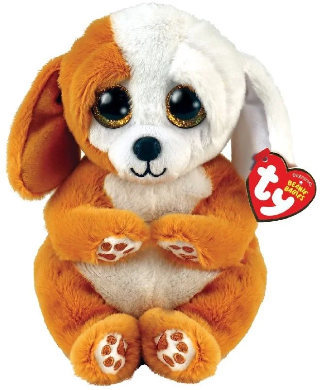 Ty Beanie Babies Bellies Ruggles Dog, 15cm