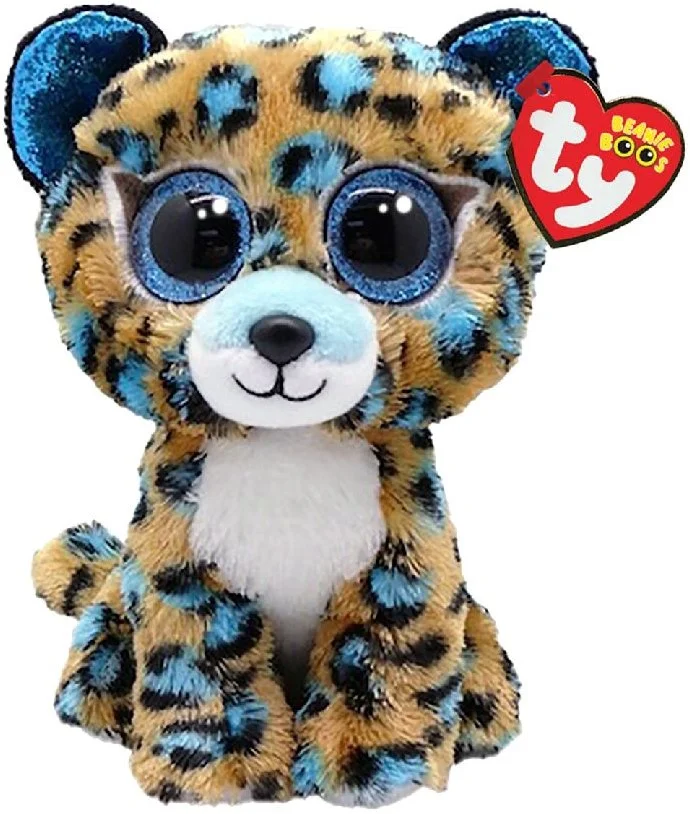 Ty Beanie Boo’s Cobalt Leopard, 15cm