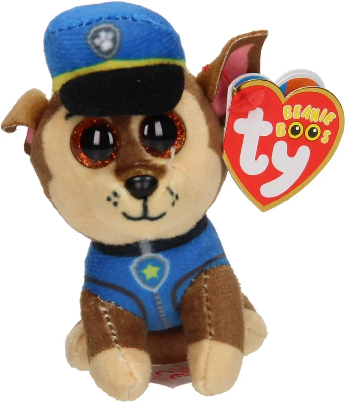 Ty Beanie Boo Sleutelhanger PAW Patrol – Chase