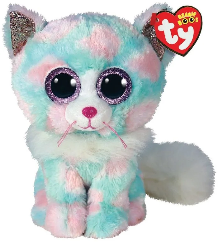 Ty Beanie Buddy Kuschelige Opal Katze – 24cm