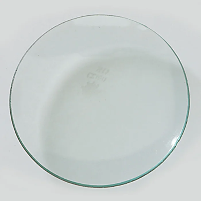 Uhrglasförmige Abdampfschale aus Natronkalkglas