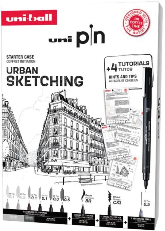 Uni-ball Uni-ball Pin Anfngerset Urban Sketching