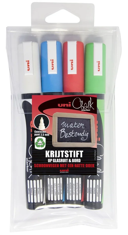 Uni-ball Uni Kreidemarker 5M Set