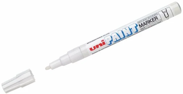 Uni-Ball Uni Paint Marker Weiß 0,8 mm
