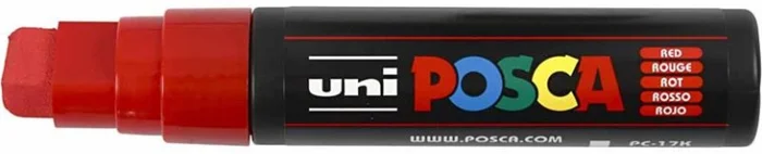 Uni Posca Uni Posca Verfmarker 17K Rood