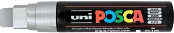 Uni Posca Uni Posca Verfmarker 17K Zilver