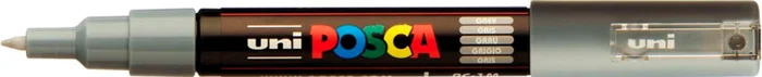 Uni Posca Uni Posca Verfmarker 1MC Grijs