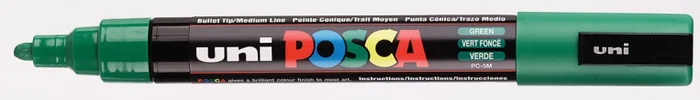 Uni Posca Uni Posca Verfmarker 5M Donkergroen
