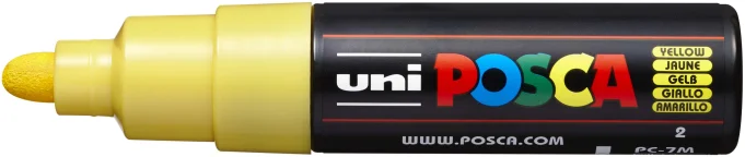 Uni Posca Uni Posca Verfmarker 7M Geel