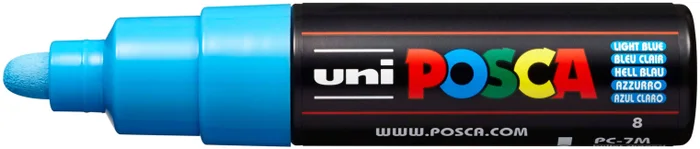 Uni Posca Uni Posca Verfmarker 7M Lichtblauw
