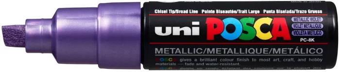 Uni Posca Uni Posca Verfmarker 8K Metallic Violet