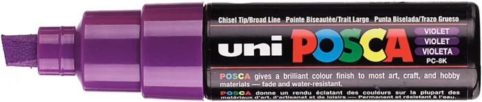Uni Posca Uni Posca Verfmarker 8K Violet