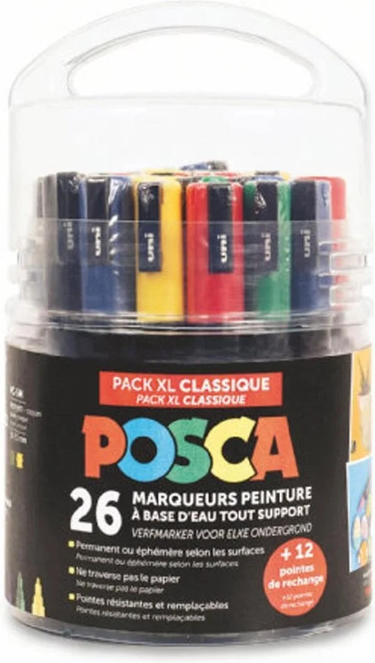 Uni Posca Uni Posca Verfmarker XL Set Classic 26 stuks