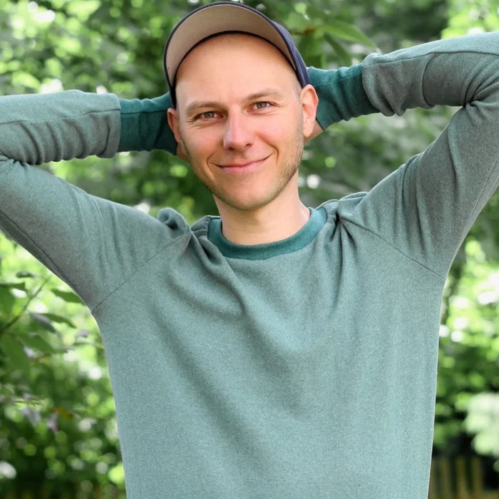 Unisex Longsleeve Pullover Mintgrün – Frischer Baumwollpullover mit zwei Passformen