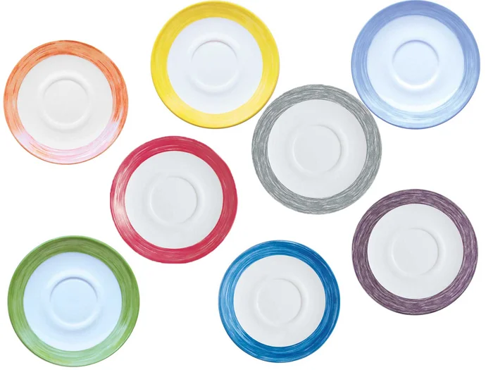 Untertasse Hartglas-/ Opalgeschirr „Brush“