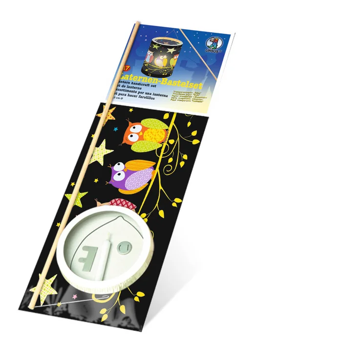 URSUS Laternen-Bastelset 17 Eulen