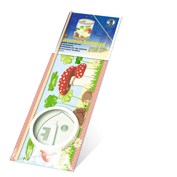 URSUS Laternen-Bastelset 18 Glückspilze