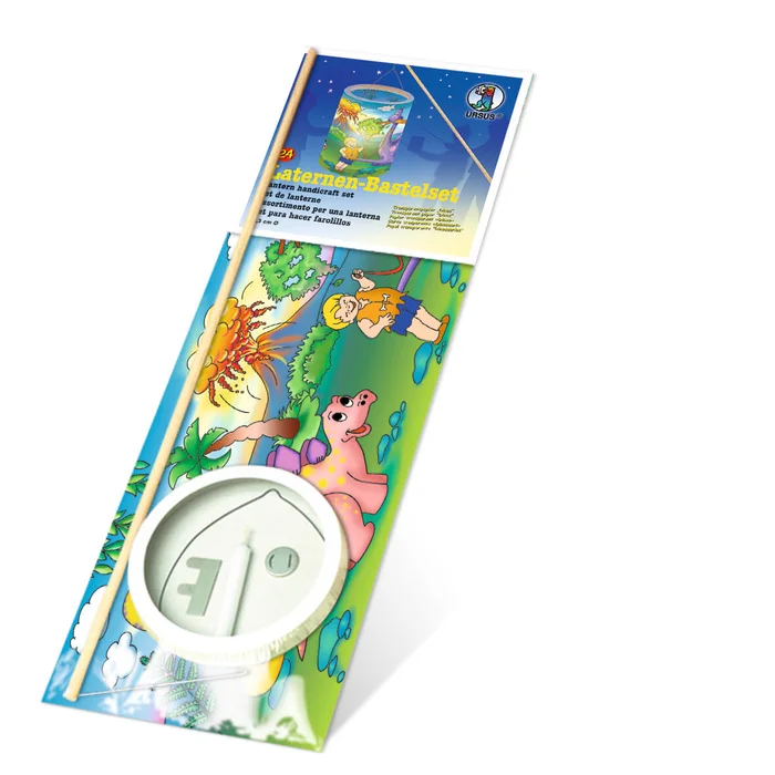 URSUS Laternen-Bastelset 24 Dinos