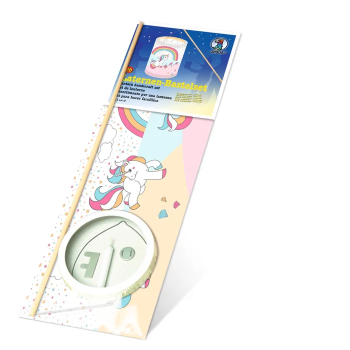 URSUS Laternen-Bastelset 26 Einhorn