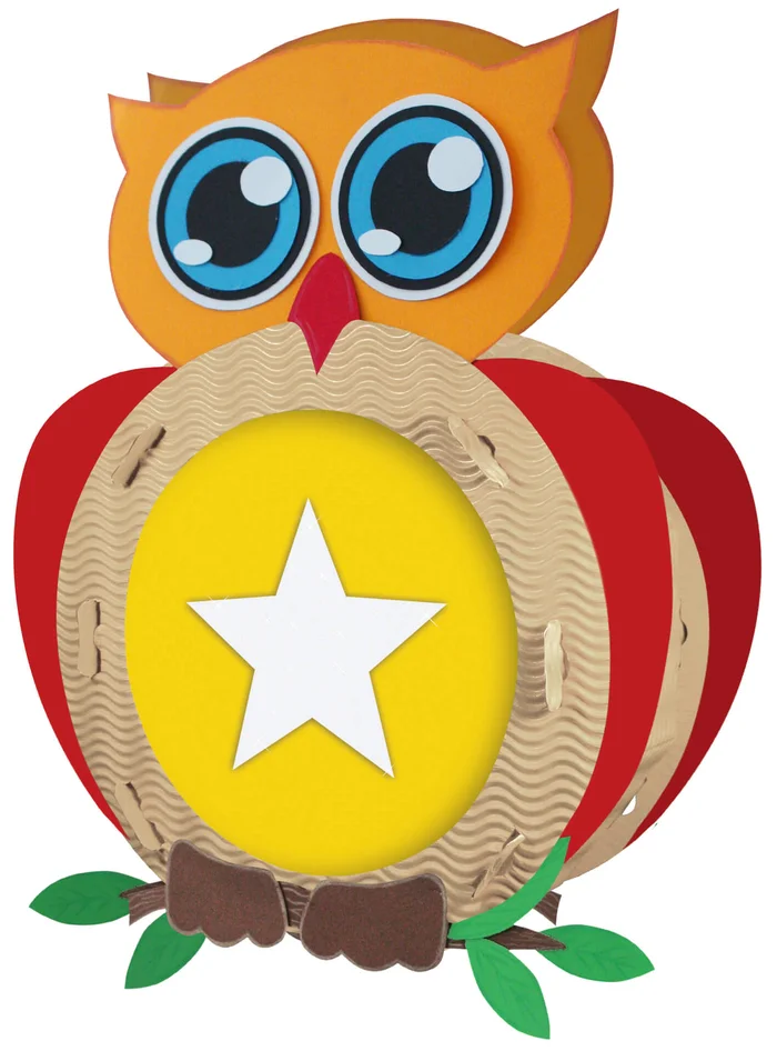 URSUS Laternen-Bastelset 34 Eule 2