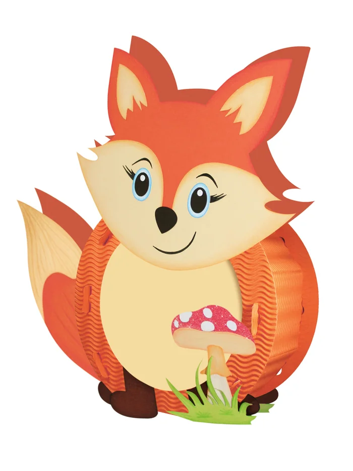 URSUS Laternen-Bastelset 37 Fuchs 2