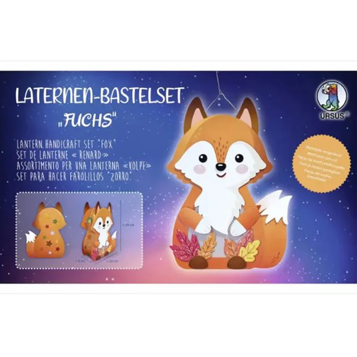 URSUS Laternen-Bastelset Fuchs