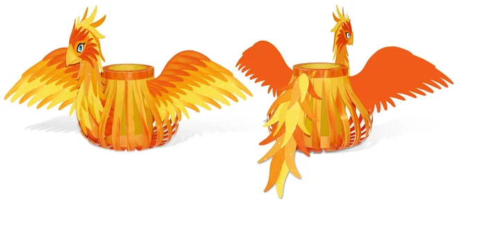 URSUS Laternen-Bastelset Phönix